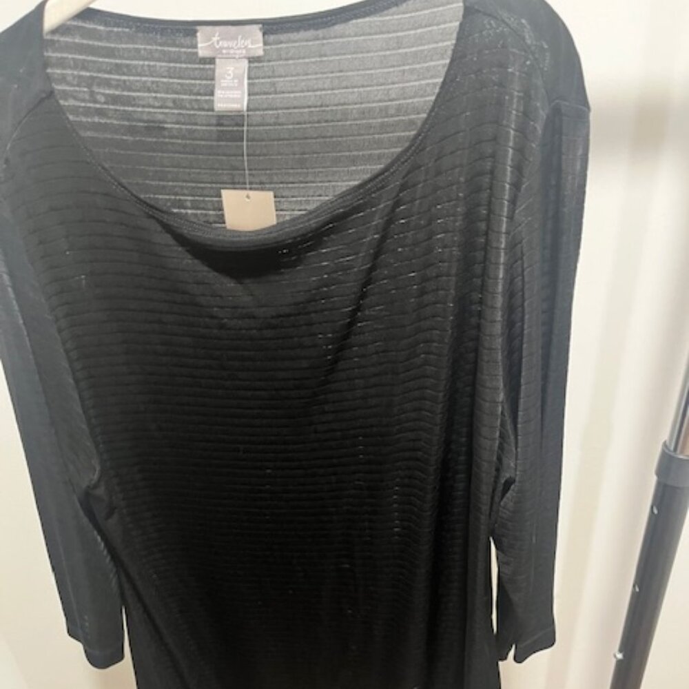All Black 3/4 Long Sleeve